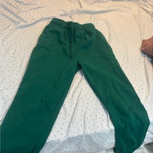 Kids Green Sweatpants